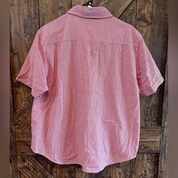 Disney POOH VTG women’s red plaid button up embroidered tigger shirt size LG‎ - Picture 6 of 7